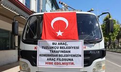 Tuzlukçu Belediyesi’nden Kemerhisar'a arazöz hibesi