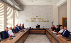 Niğde'de hafta başı koordinasyon toplantısı yapıldı
