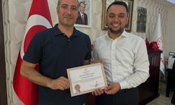 Niğde'de sağlık hizmetlerine katkı sunan mühendislere teşekkür belgesi