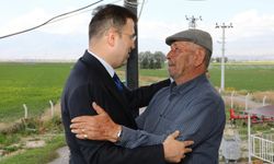 Vali Akmeşe, Şehit Ömer Halisdemir'in babasını ziyaret etti