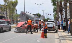 Zincirleme trafik kazası: 1 yaralı