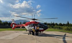 Prematüre bebek helikopter ambulansla Niğde'ye sevk edildi