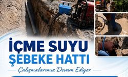 Kemerhisar'da içme suyu şebeke hattı çalışmaları sürüyor