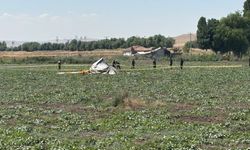 Eğitim helikopteri düştü: 2 personel yaralandı