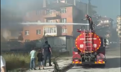 Boş araziden yükselen duman paniğe neden oldu