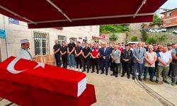 Kalp krizi sonucu hayatını kaybeden Kıbrıs gazisi son yolculuğuna uğurlandı