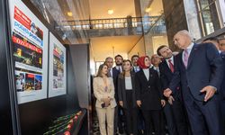 ‘15 Temmuz Manşetleri Gazetecilik Atölyesi Sergisi’ TBMM’de ziyarete açıldı