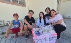 Niğde’de tezgah açan çocukların hayali duygulandırdı