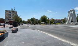 Niğde'de sıcak hava caddeleri boş bıraktı