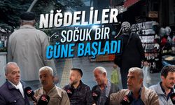 Niğdeliler soğuk bir güne başladı