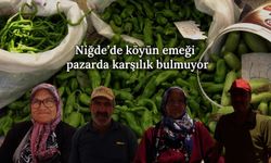 Niğde'de köyün emeği pazarda karşılık bulmuyor