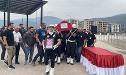 Hayatını kaybeden polis memuru için tören düzenlendi