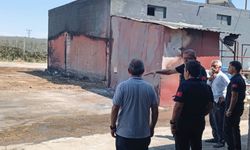 Çukurkuyu'da yangında zarar gören üreticiye destek