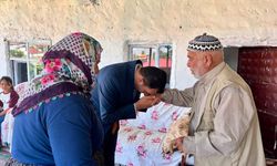 Şehit ailesi ve gazinin kapısını bu kez Müdür Kesler çaldı