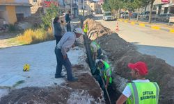 Çiftlik'te 4 bin 469 metre hat yenilendi