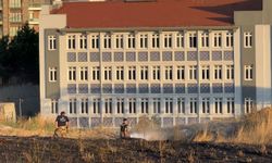 Otluk alanda korkutan yangın