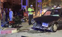Otomobil ile motosiklet çarpıştı: 1 yaralı