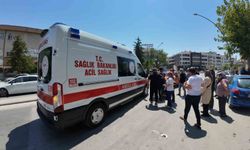 Otomobilin çarptığı genç kadın yaralandı