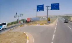 1 kişinin öldüğü, 10 kişinin yaralandığı kaza kamerada