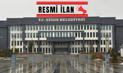 NİĞDE BELEDİYE BAŞKANLIĞı - GÜVENLİK KAMERASI, PLAKA TANIMA YAZILIMI VE AKSESUARLARI SATIN ALMA İLANI