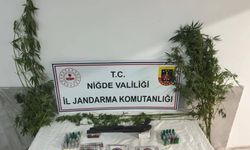 Ulukışla'da operasyon: Kenevir, esrar ve ruhsatsız silah bulundu