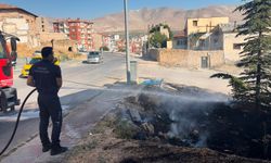 Niğde'de Kale Mahallesi'nde yangın çıktı