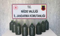 Bor’da 40 litre etil alkol ele geçirildi