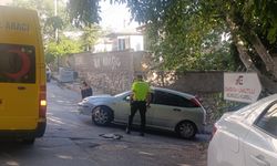 Yukarı Kayabaşı’nda kaza: 2 otomobil çarpıştı