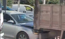 Niğde’de otomobil kamyonete arkadan çarptı