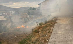 Niğde’de otluk alanda yangın