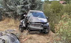 Otomobil ağaca çarptı: 4 yaralı