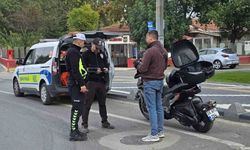 Motosiklet sürücülerine yönelik denetim