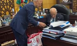 Başkan Tükenmez”Liderimizin hayır duasını” aldık