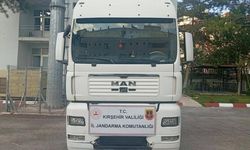 Şasesi değiştirilen tır yol kontrolünde yakalandı