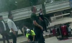 Motosiklet ile otomobil çarpıştı: 1 yaralı