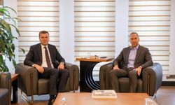 Vali Akmeşe, Başkan Özdemir’le bir araya geldi