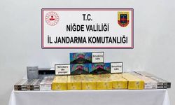 Niğde'de 300 paket kaçak sigara ele geçirildi