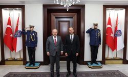 Başkan Özdemir, Emniyet Genel Müdürü Fidan'ı ziyaret etti
