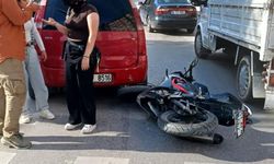 Niğde’de motosiklet otomobile arkadan çarptı