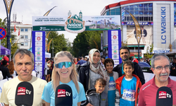 Niğde yarı maratonunda sporcuların yarış heyecanı
