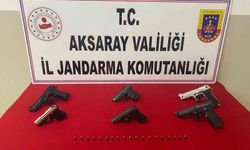Aksaray'da kaçak silah operasyonu: 5 gözaltı