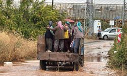 Seralar ve iş yerleri sular altında kaldı