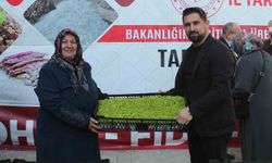 Çiftçilere 2,6 milyon TL'lik fide ve tohum desteği