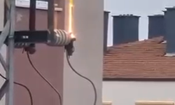 Niğde’de trafodan çıkan kıvılcımlar paniğe neden oldu