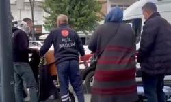 Niğde’de motosikletli yayaya çarpmamak için düştü