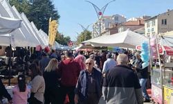 Ceviz festivali alanı panayır alanına döndü