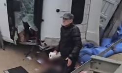 Kontrolden çıkan tırın şoförü ağır yaralandı