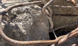 Çöken binanın beton örneklerinde deniz kabuğu görüldü