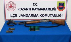 Pozantı'da tabanca, tüfek ve uy*uşturucu ele geçirildi