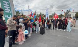 Niğde’de çocuklar Filistinli yaşıtları için çizdi